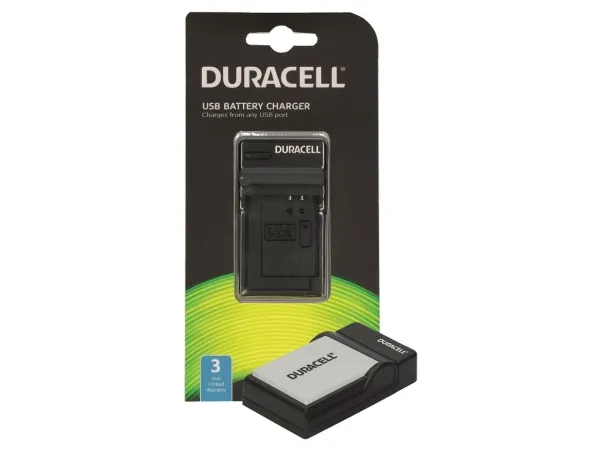 Alternativ bild 0 för Duracell DRC5909, USB, Canon NB-7L, Svart, Batteriladdare för inomhusbruk, 5 V, 5 V
