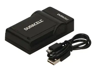 Produktfoto för Duracell DRN5923 Replacement Nikon EN-EL12 USB Charger - Batteriladdare - svart - för Nikon Coolpix A1000, A900, AW120, AW130, P340, S9600, S9900, W300  KeyMission 170, 360