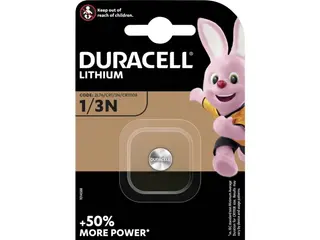 Produktfoto för Duracell Photo 1/3 N, Nickel-oxyhydroxid (NiOx), Knapp/mynt, 3 V, 1 styck, 84 mm, 12 mm