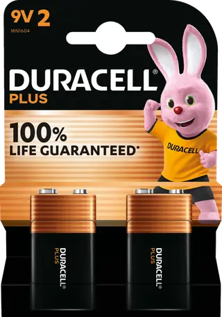 Produktfoto för Duracell Plus - Batteri 2 x - alkaliskt
