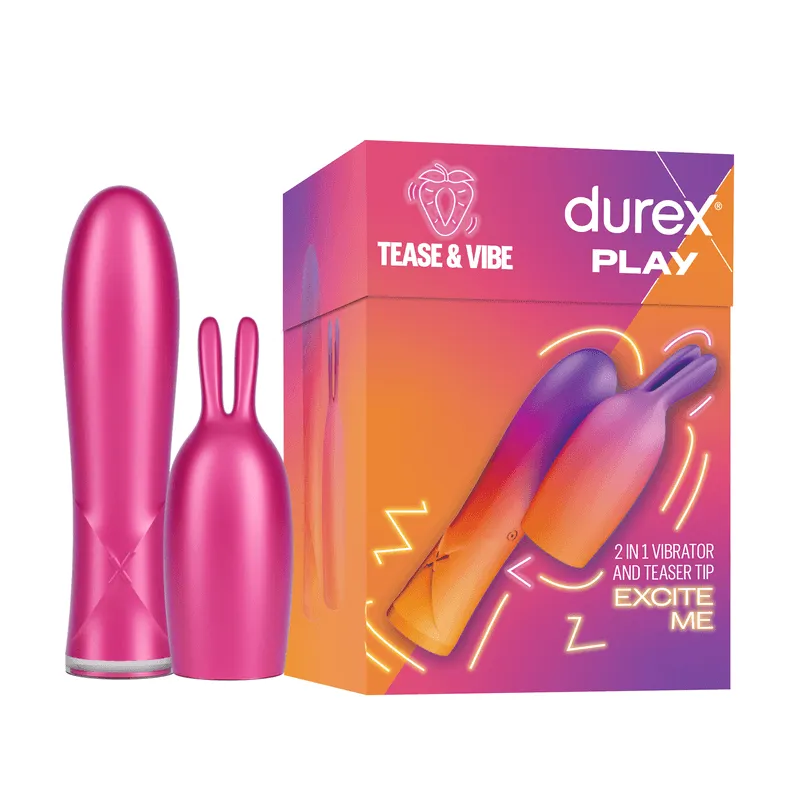 Bild 1 för Durex Play 2 in 1 Vibrator och Teaser Tip