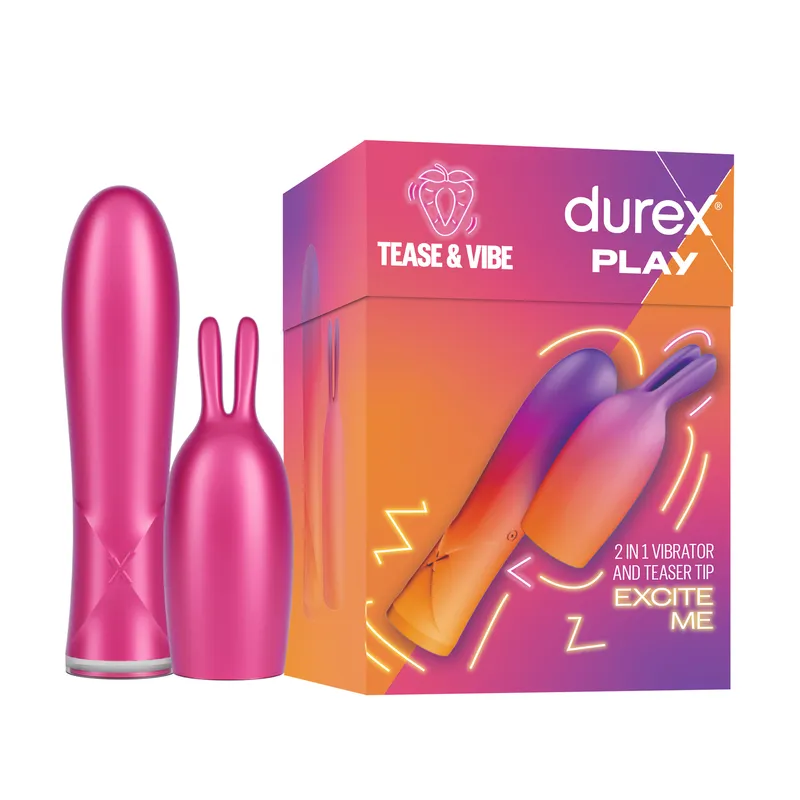 Bild 2 för Durex Play 2 in 1 Vibrator och Teaser Tip