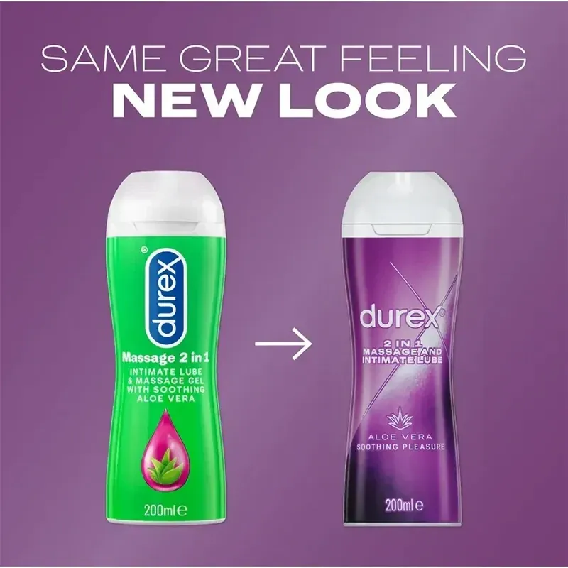 Bild 2 för Durex Play 2 in1 Massage & Glide 200 ml