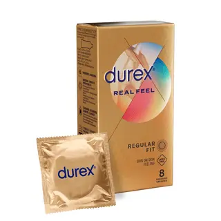 Produktfoto för Durex Real Feel kondom 8 st