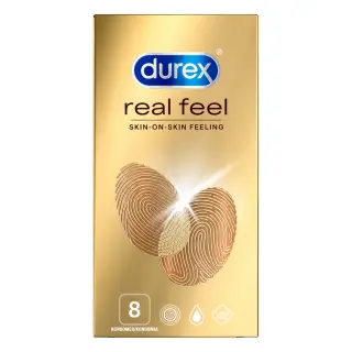 Produktfoto för Durex Real Feel kondom 8 st