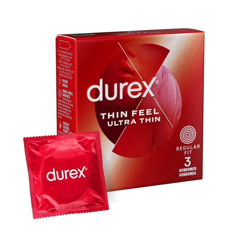 Bild 2 för Durex Thin Feel Ultra Thin Kondomer 3 st