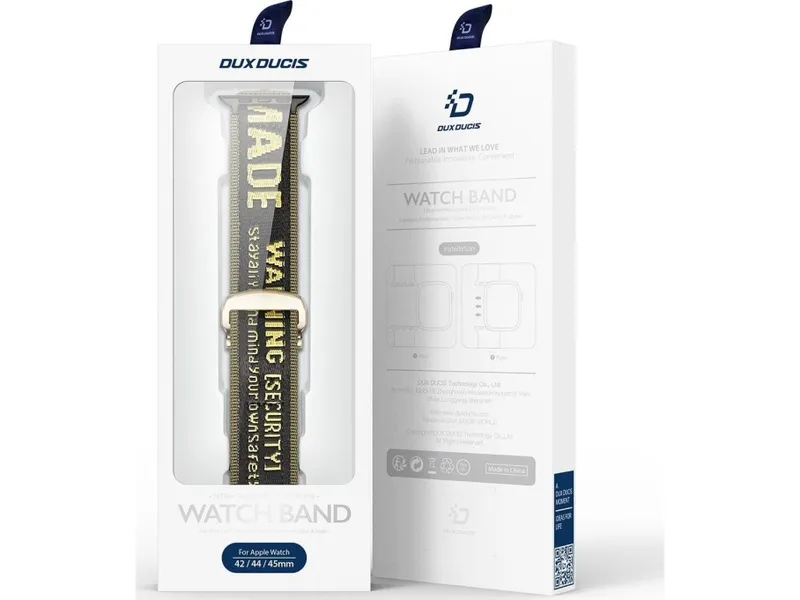 Alternativ bild 0 för Dux Ducis Apple Watch 4/5/6/7/8/SE/Ultra (49/45/44/42mm) Armband Nylon - Gul