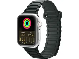 Produktfoto för Dux Ducis Apple Watch 6/7/8/SE (42/44/45/49mm) Armband Silicone Armored - Grön