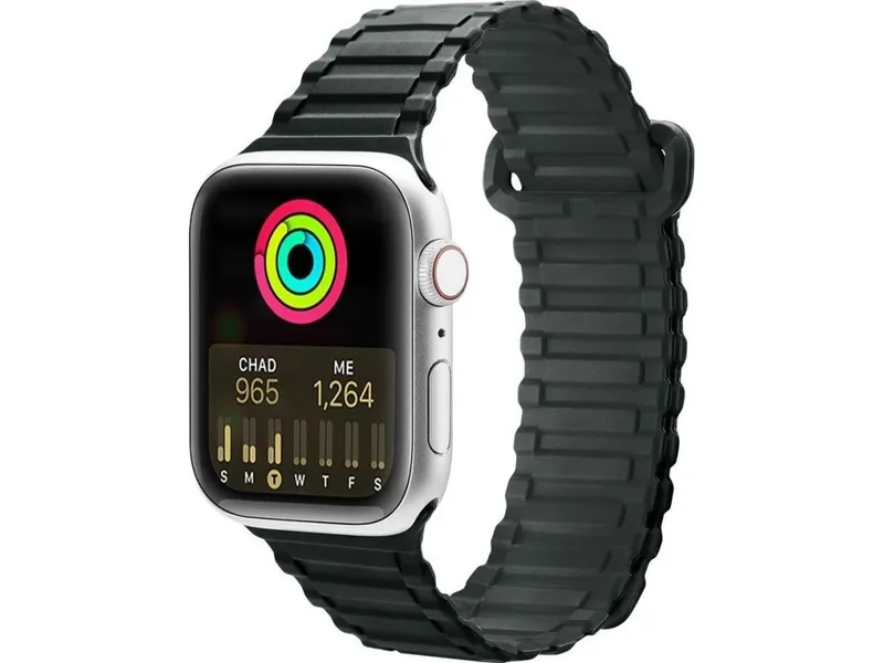 Alternativ bild 0 för Dux Ducis Apple Watch 6/7/8/SE (42/44/45/49mm) Armband Silicone Armored - Grön