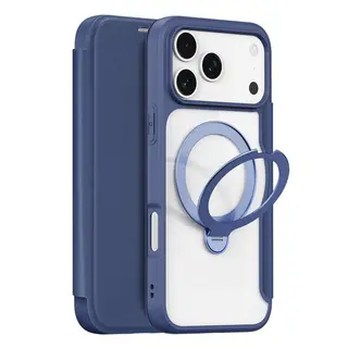 Produktfoto för Dux Ducis iPhone 17 Pro Plånboksfodral MagSafe Skin X Pro - Blå