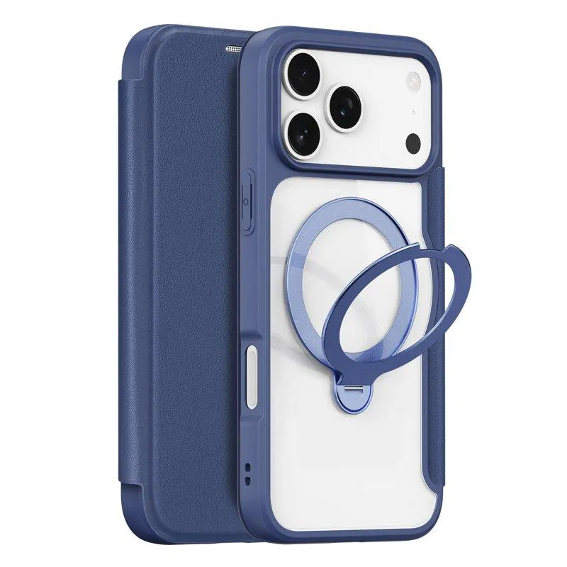 Alternativ bild 0 för Dux Ducis iPhone 17 Pro Plånboksfodral MagSafe Skin X Pro - Blå