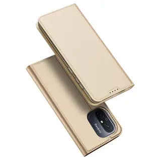 Produktfoto för Dux Ducis Xiaomi Redmi 12C Plånboksfodral med stativ - Guld