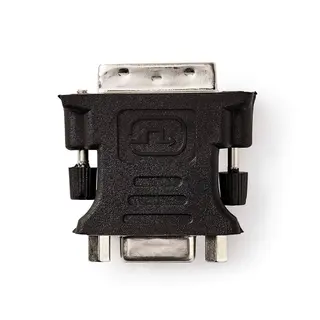 Produktfoto för DVI adapter DVI-I 24+5-Pin Hane till VGA hona 15p
