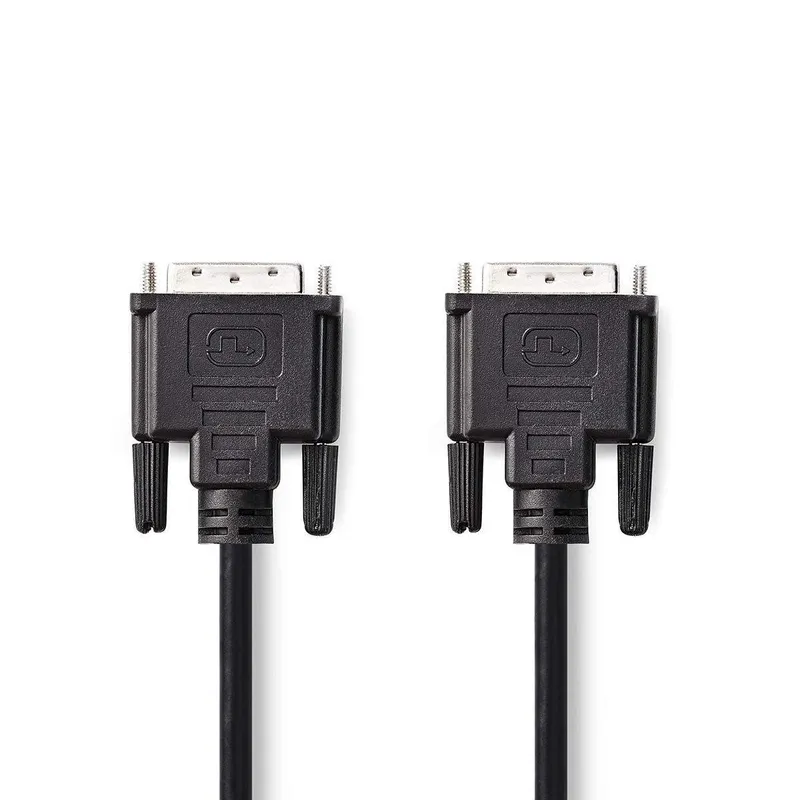 Bild 1 för DVI-kabel, DVI-D 24+1-Pin Hane till DVI-D 24+1-Pin Hane, 1080p, 10m