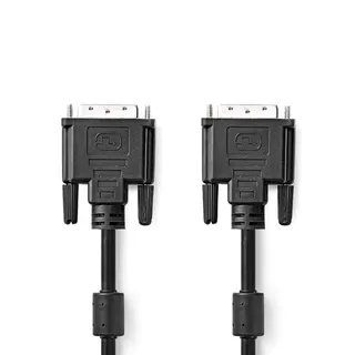 Produktfoto för DVI-kabel, DVI-D 24+1-Pin Hane till DVI-D 24+1-Pin Hane, 2560x1600, 2m