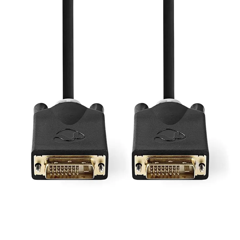 Bild 2 för DVI-kabel, DVI-D 24+1-Pin Hane till DVI-D 24+1-Pin Hane, 2560x1600, 3m