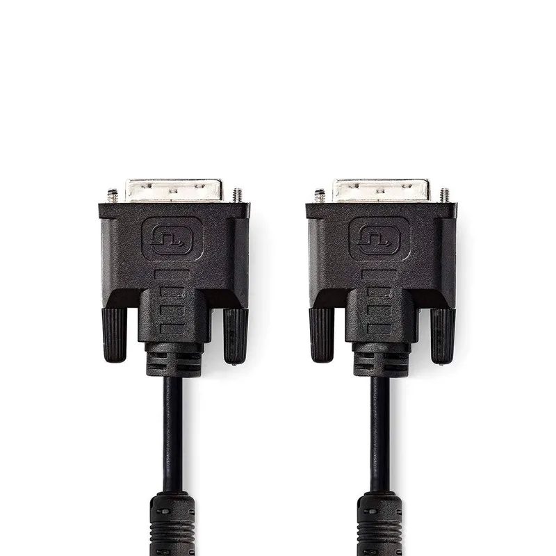 Bild 1 för DVI-kabel, DVI-I 24+5-Pin Hane till DVI-I 24+5-Pin Hane, 2560x1600, 2m