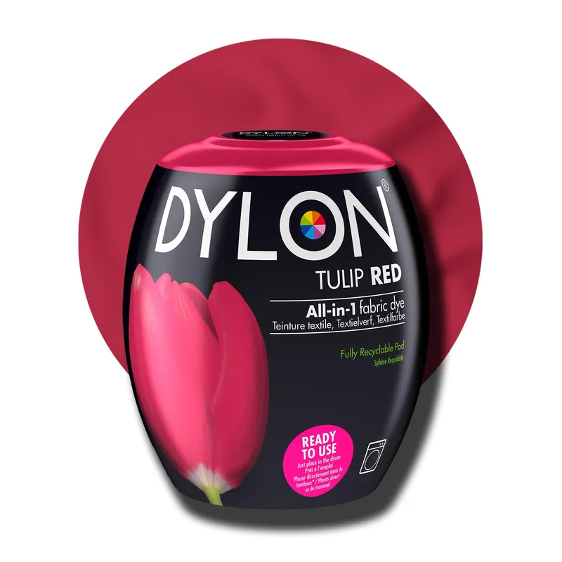 Bild 2 för Dylon Pod All-in-1 textilfärg 36 Tulip Red