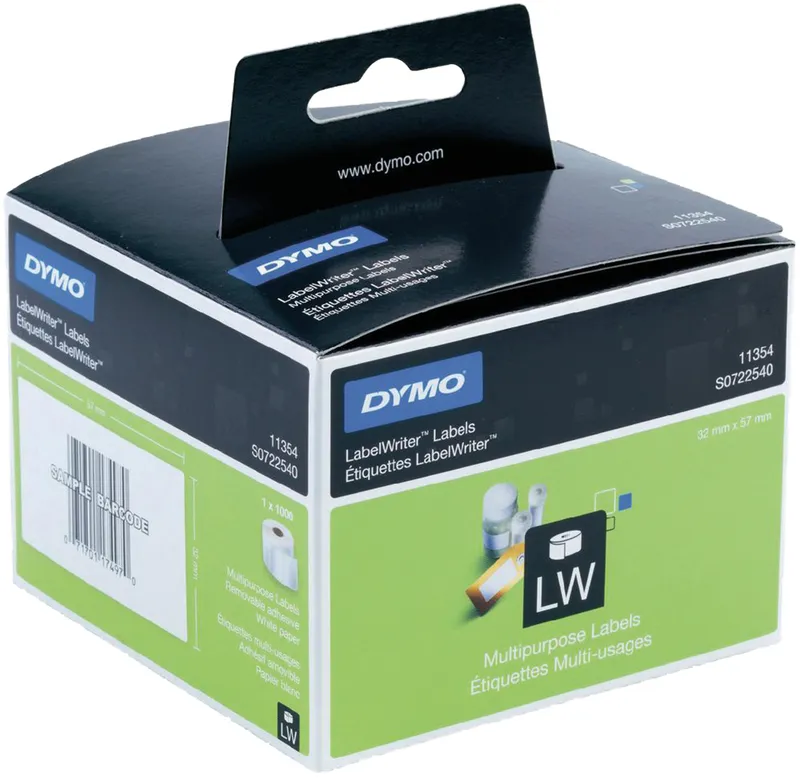 Bild 1 för Dymo Etikett S0722540 57x32 mm