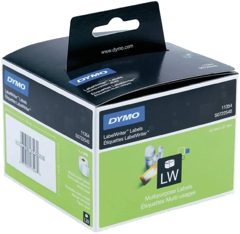 Bild 2 för Dymo Etikett S0722540 57x32 mm