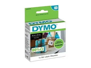 Produktfoto för Dymo Etikett S0929120 25x25mm