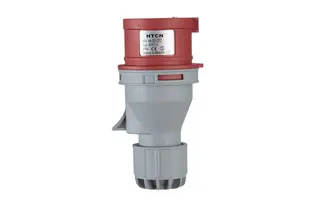 Produktfoto för E-line stikprop CEE rød - 400V/16A, 5 pol. m/fasevender, 6h, IP44