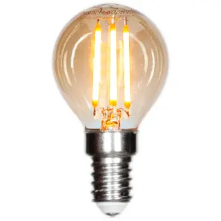 Produktfoto för E14 LED dimbar 4W Ø4,5cm (Amber)