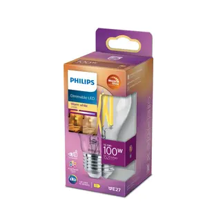 Produktfoto för E27 10,5W LED Fil Normal