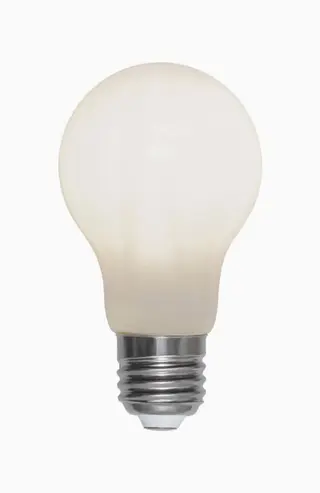 Produktfoto för E27 Normallampa kallvitljus LED 4,7W (Transparent)