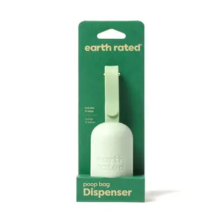 Produktfoto för Earth Rated Bajspåsehållare med 15 st Oparfymerade PCR Bajspåsar