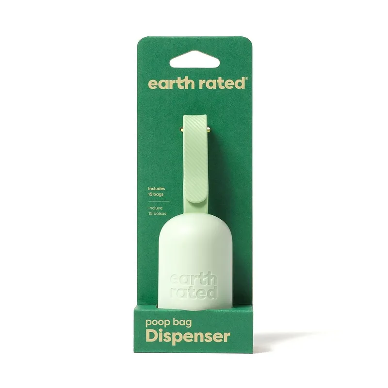Bild 1 för Earth Rated Bajspåsehållare med 15 st Oparfymerade PCR Bajspåsar