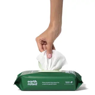 Produktfoto för Earth Rated Komposterbara Våtservetter Lavendel 100-pack