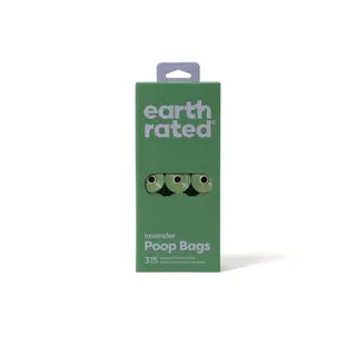 Produktfoto för Earth Rated PCR Bajspåsar Lavendel (315 påsar)