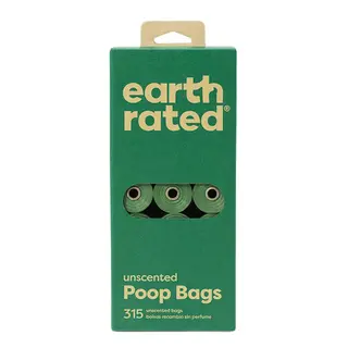 Produktfoto för Earth Rated PCR Bajspåsar Oparfymerade (315 påsar)