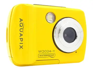Produktfoto för Easypix Aquapix W2024 Splash - Digitalkamera - kompakt - 5.0 MP / 16.0 MP (interpolerat) - 720 p - undervatten upp till 3 m - gul