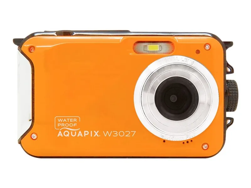 Alternativ bild 0 för Easypix Aquapix W3027 Wave - Digitalkamera - kompakt - 5.0 MP / 30.0 MP (interpolerat) - 1080i - undervatten upp till 3 m - mörkorange