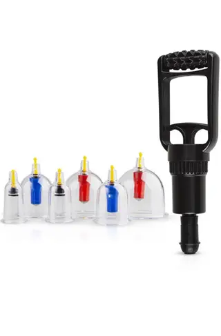 Produktfoto för EasyToys: Cupping Set, Starter Set with Extra Massage Roller