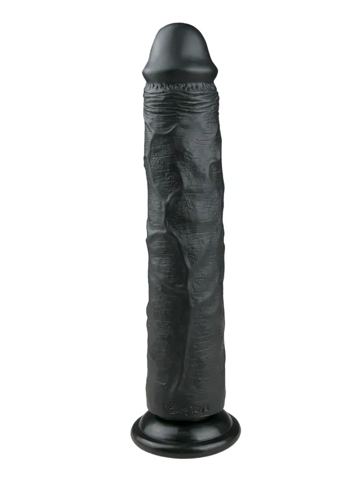 Bild 1 för Easytoys Realistic Dildo Black 28,5 cm