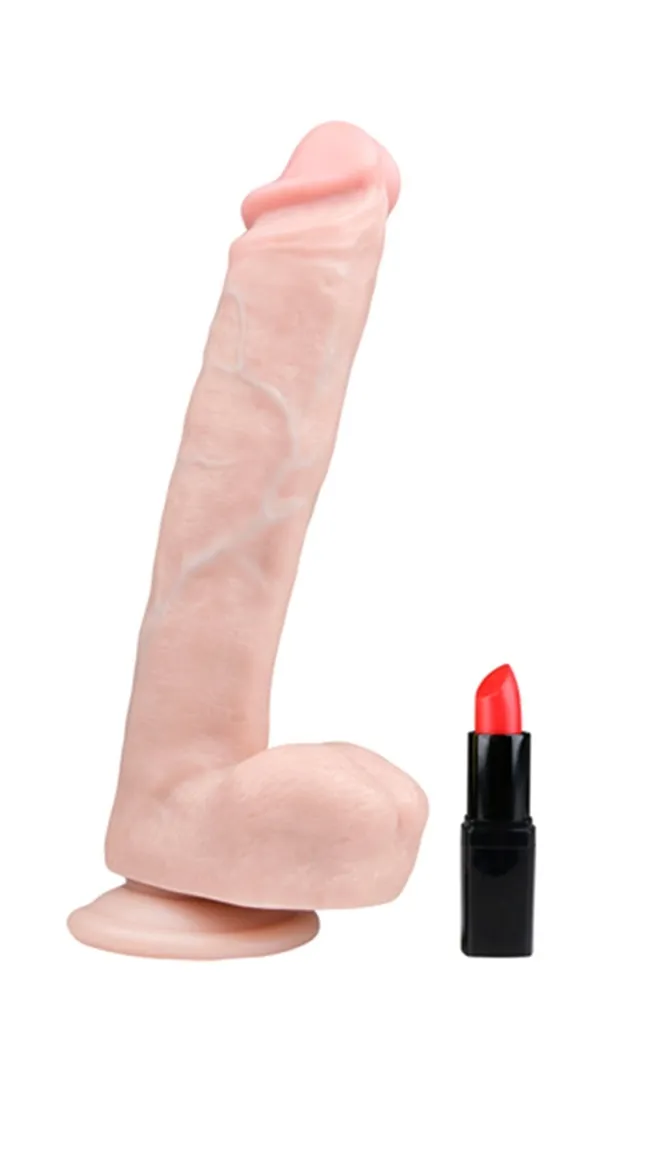 Bild 1 för Easytoys Realistic Dildo Flesh 26,5 cm