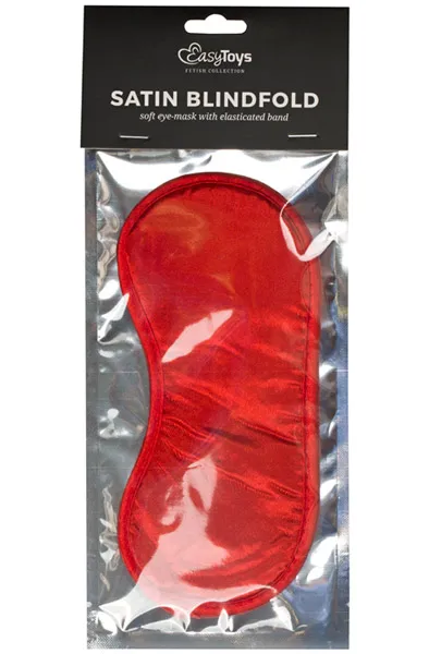 Bild 2 för Easytoys Red Satin Eye Mask Ögonbindel
