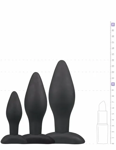 Bild 1 för Easytoys Rocket Buttplug Set