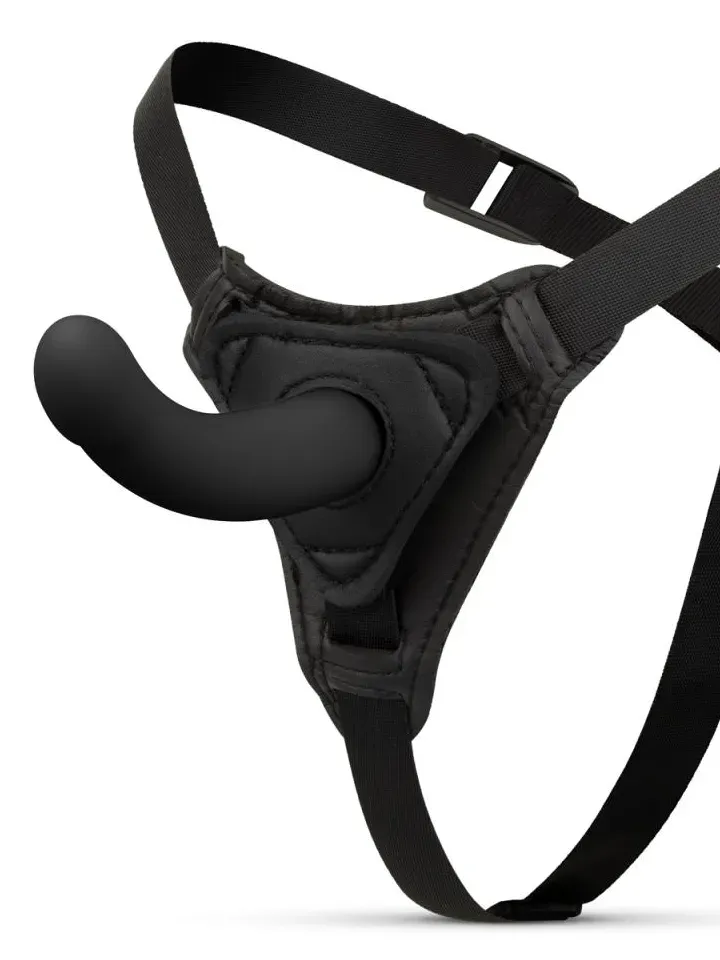Bild 1 för Easytoys Silicone Strap-On Smooth Strap-on med sele