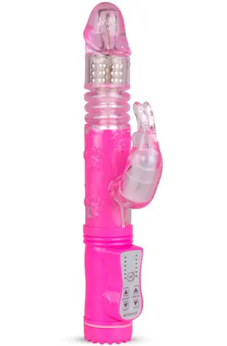 Produktfoto för EasyToys Thrusting Rabbit Vibrator