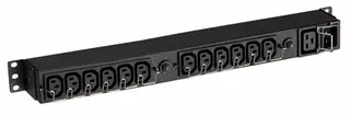 Produktfoto för Eaton FlexPDU - Kraftdistributionsenhet (kan monteras i rack) - AC 220-240 V - 3000 VA - ingång: IEC 60320 C20 16A - utgångskontakter: 13 (IEC-kontakt) - 1U - 19