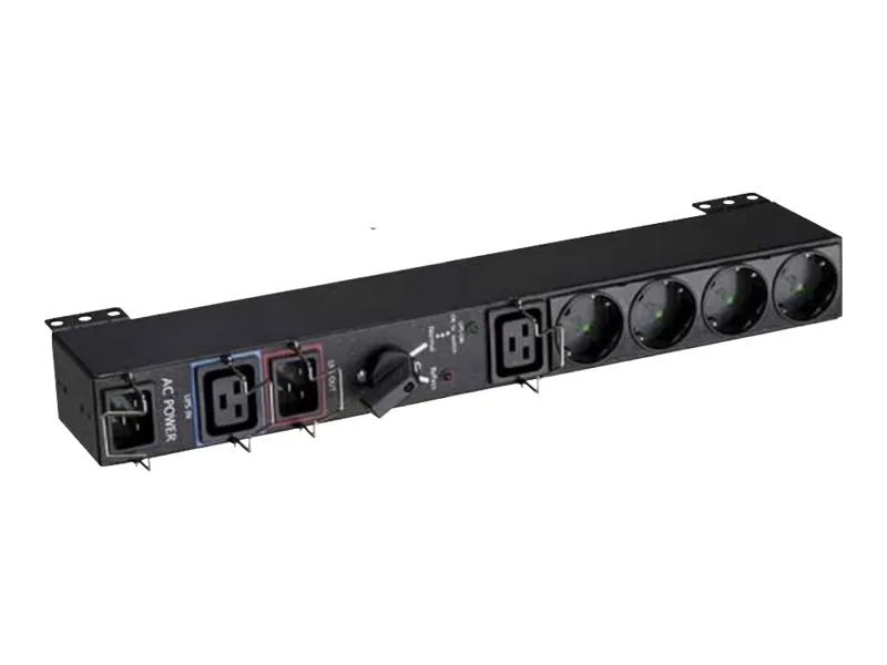 Alternativ bild 0 för Eaton MBP3KID HotSwap MBP maintenance bypass 3000 VA DIN Input: C20 200-240V Outlets: (4) Schuko/DIN (1) C19