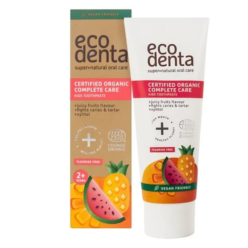 Bild 1 för Ecodenta Organic Line Juicy Fruit toothpaste for kids 75 ml