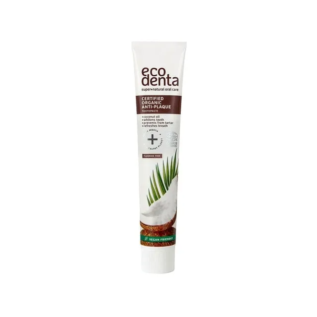 Alternativ bild 0 för Ecodenta Organic Line Organic Anti-plaque toothpaste with coconut oil