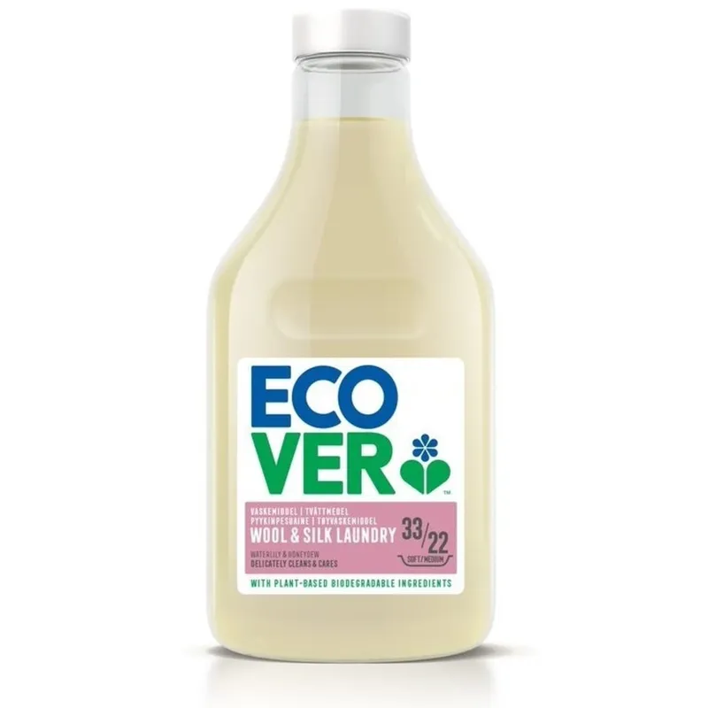 Bild 2 för Ecover Flytande Fintvättmedel Silke & Ull Waterlily & Honeydew 1000 ml