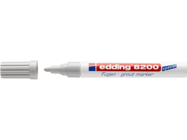 Alternativ bild 0 för Edding 8200, Grå, Vit, Rundad spets, Rund, 2 mm, 4 mm