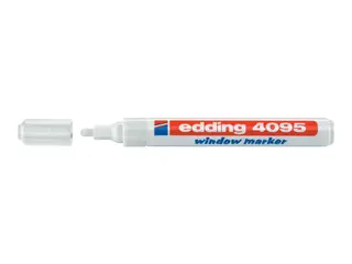 Produktfoto för edding Griffeltavelpenna 4095 med 2–3 mm, vit